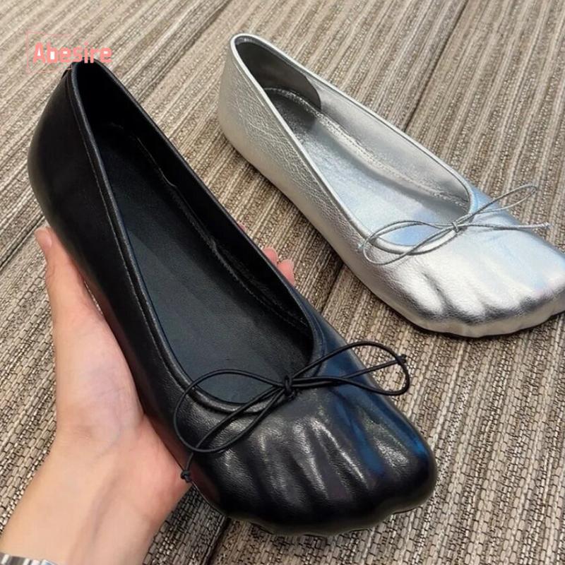 Women'S Fashion Paris - Black Sliver Fashionable Paris Five-Toe Ballet