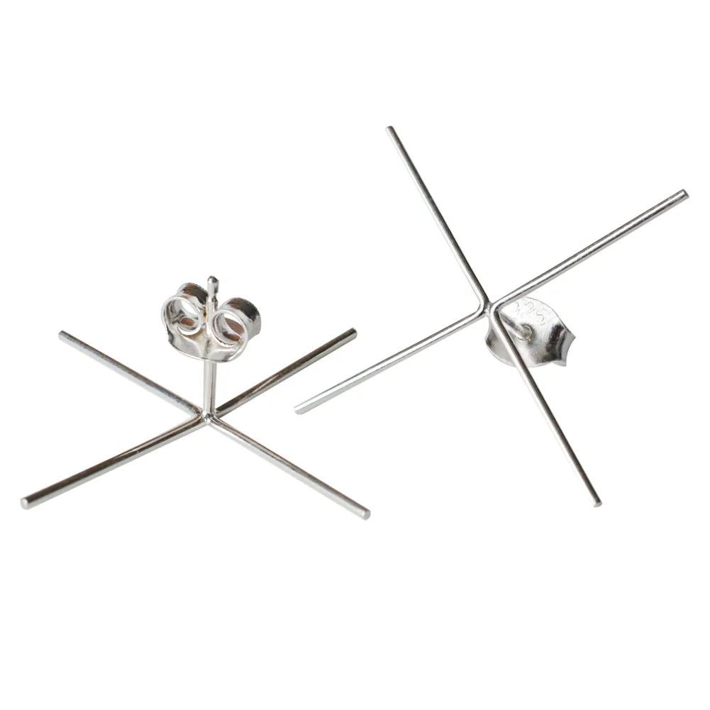 Women'S Fashion Earrings - Solid 925 Sterling Silver Stud Post