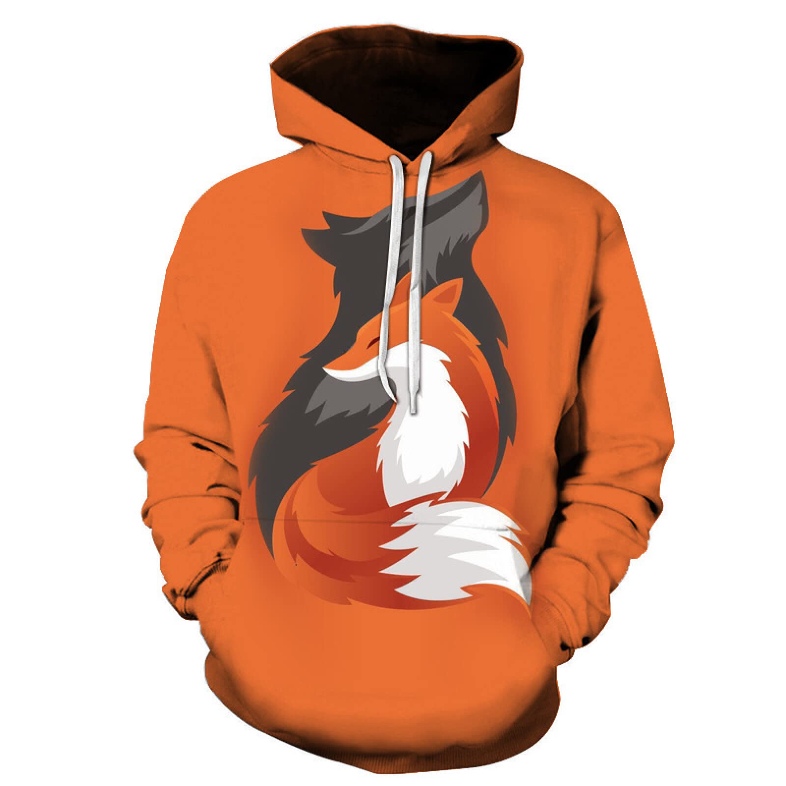 Hoodie Women Oversized - Animal Fox Hooded Men Women Fashion