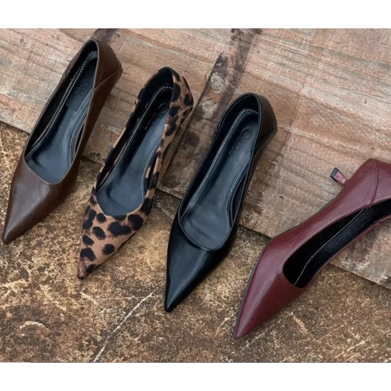 Women Fashion Heels - 2024 Women Sexy High Heels Burgundy