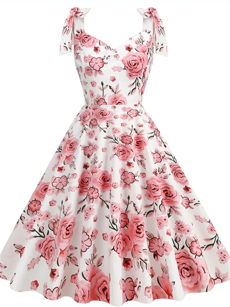 Women'S Fashion Of The 60S - 2024 New Fashion Women Summer Dress