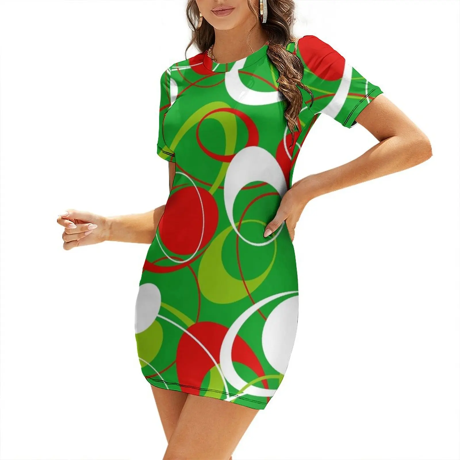 Retro 60s Ovals Short-Sleeved  - Women'S Fashion Of The 60S review and price