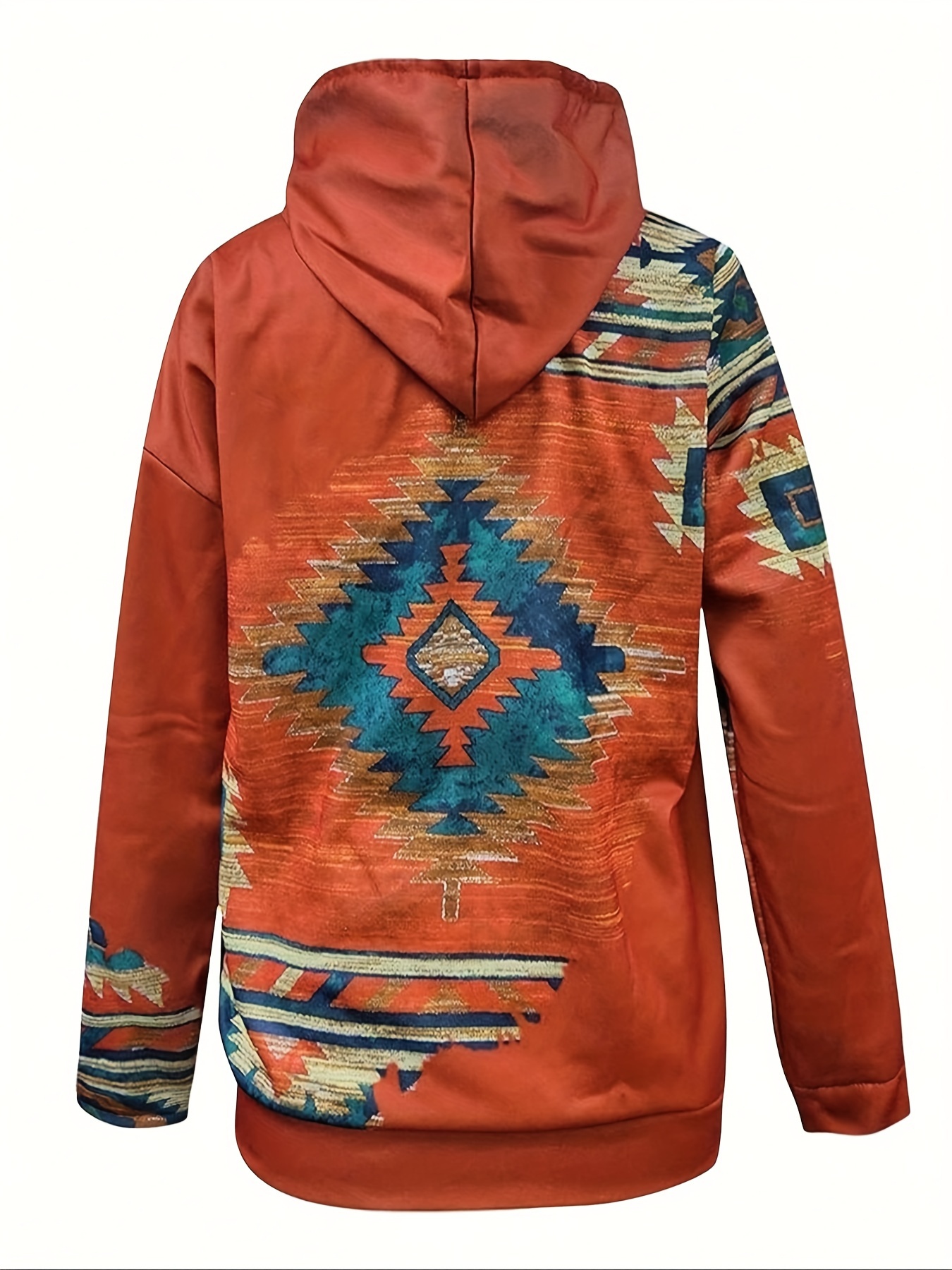 Women Plus Size Rust Western A - Hoodie Women Oversized review and price