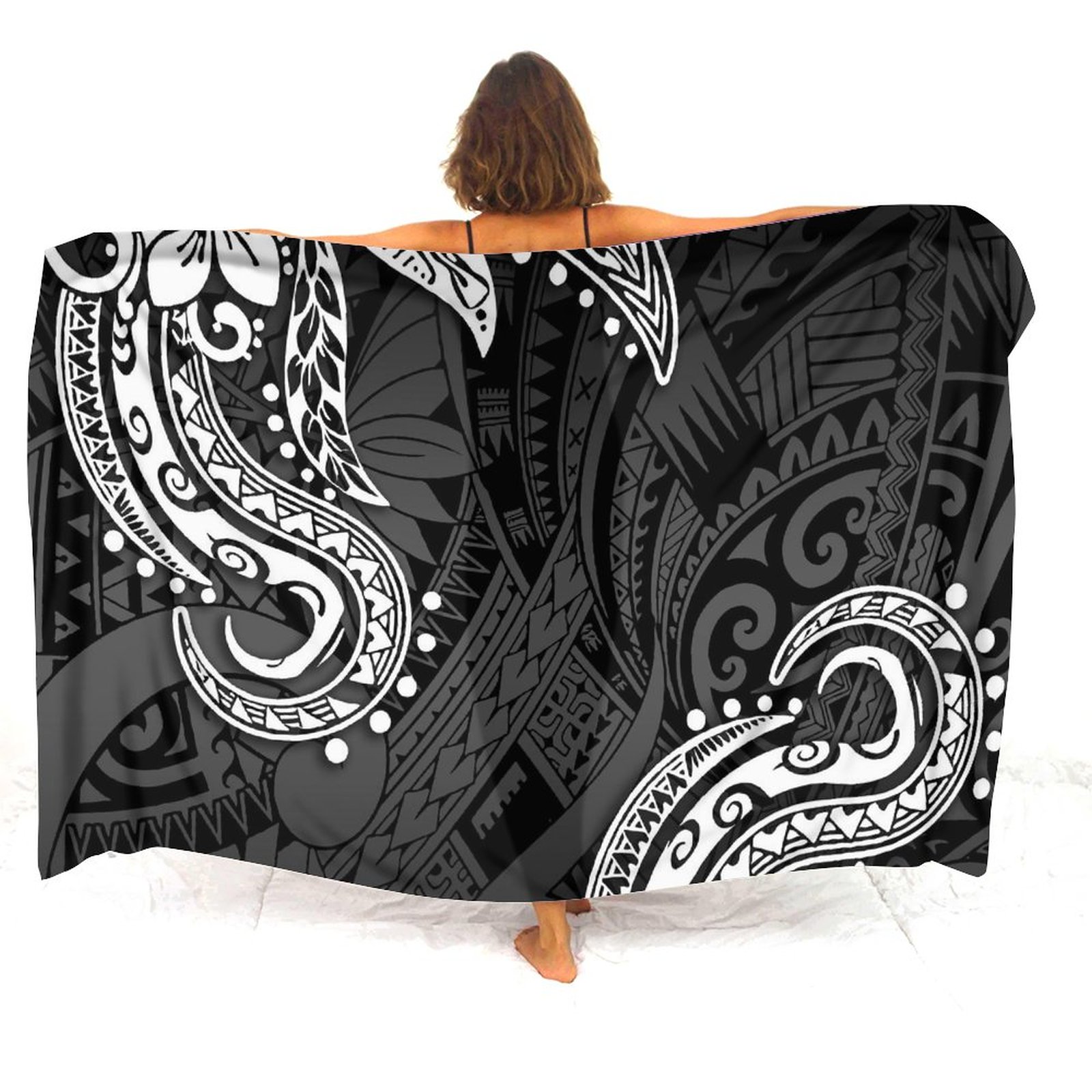 Polynesian Art Print Sarong La - Printed Wrap Skirt review and price