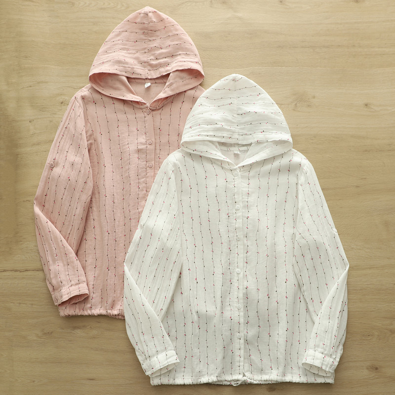 100% Cotton Yarn Loose Hooded  - Hoodie Women Oversized review and price