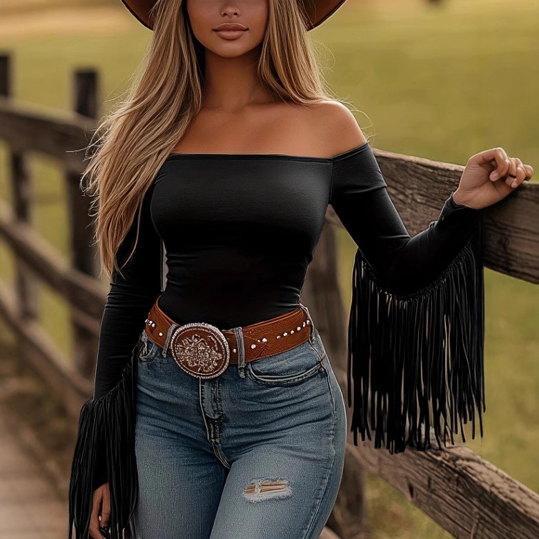 Women Clothes Blouse Fringe De - Women Fashion Styles review and price