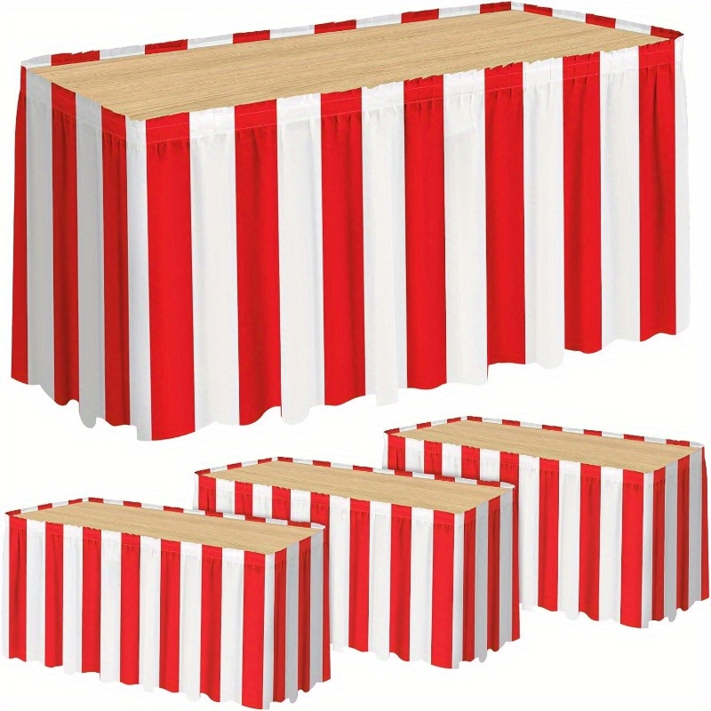 1/2pcs Carnival Red and White  - Printed Wrap Skirt review and price