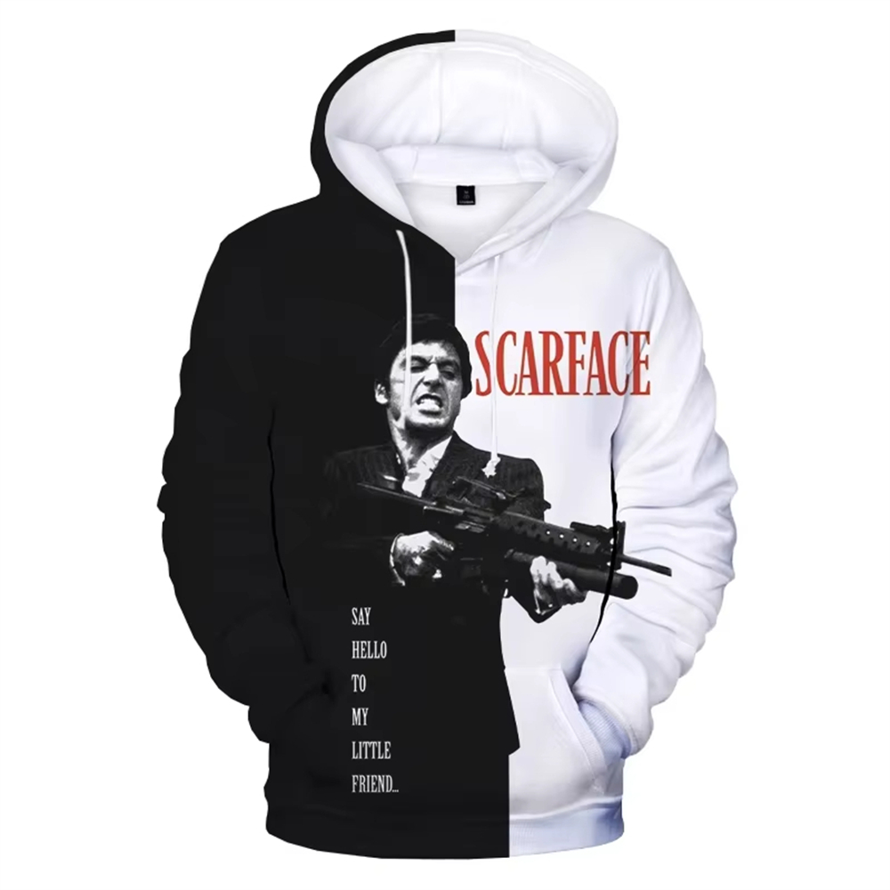 Men Hoodies Movie Scarface 3d  - Hoodie Women Oversized review and price