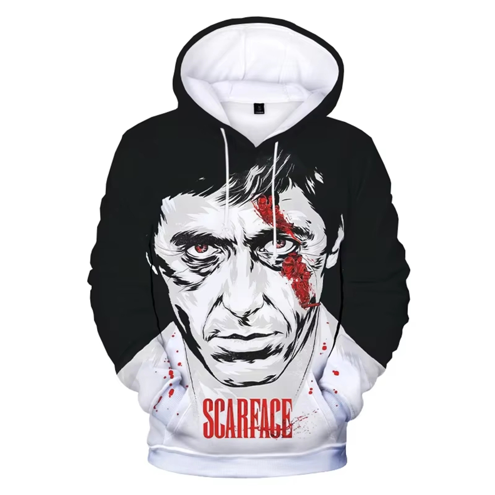 Men Hoodies Movie Scarface 3d  - Hoodie Women Oversized review and price