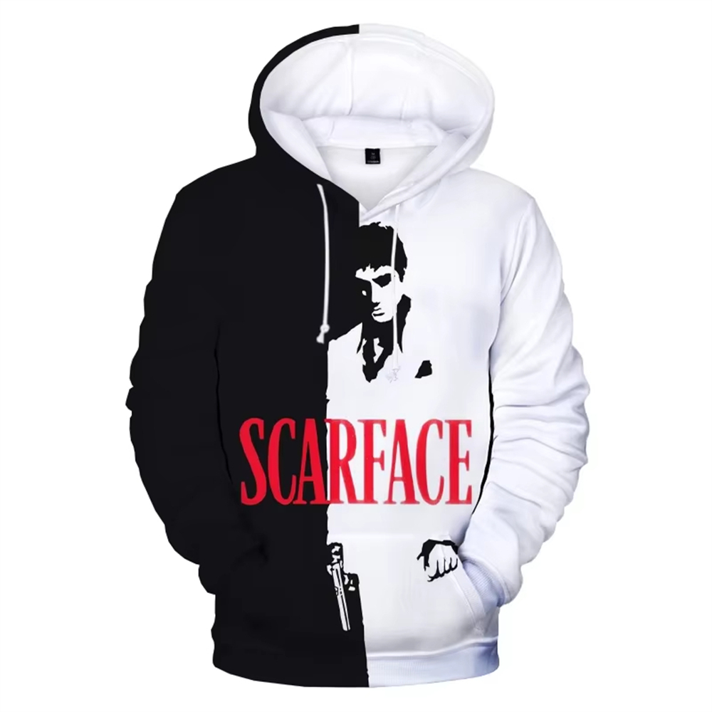 Men Hoodies Movie Scarface 3d  - Hoodie Women Oversized review and price