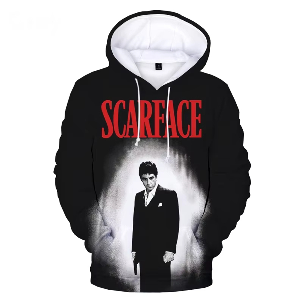 Men Hoodies Movie Scarface 3d  - Hoodie Women Oversized review and price
