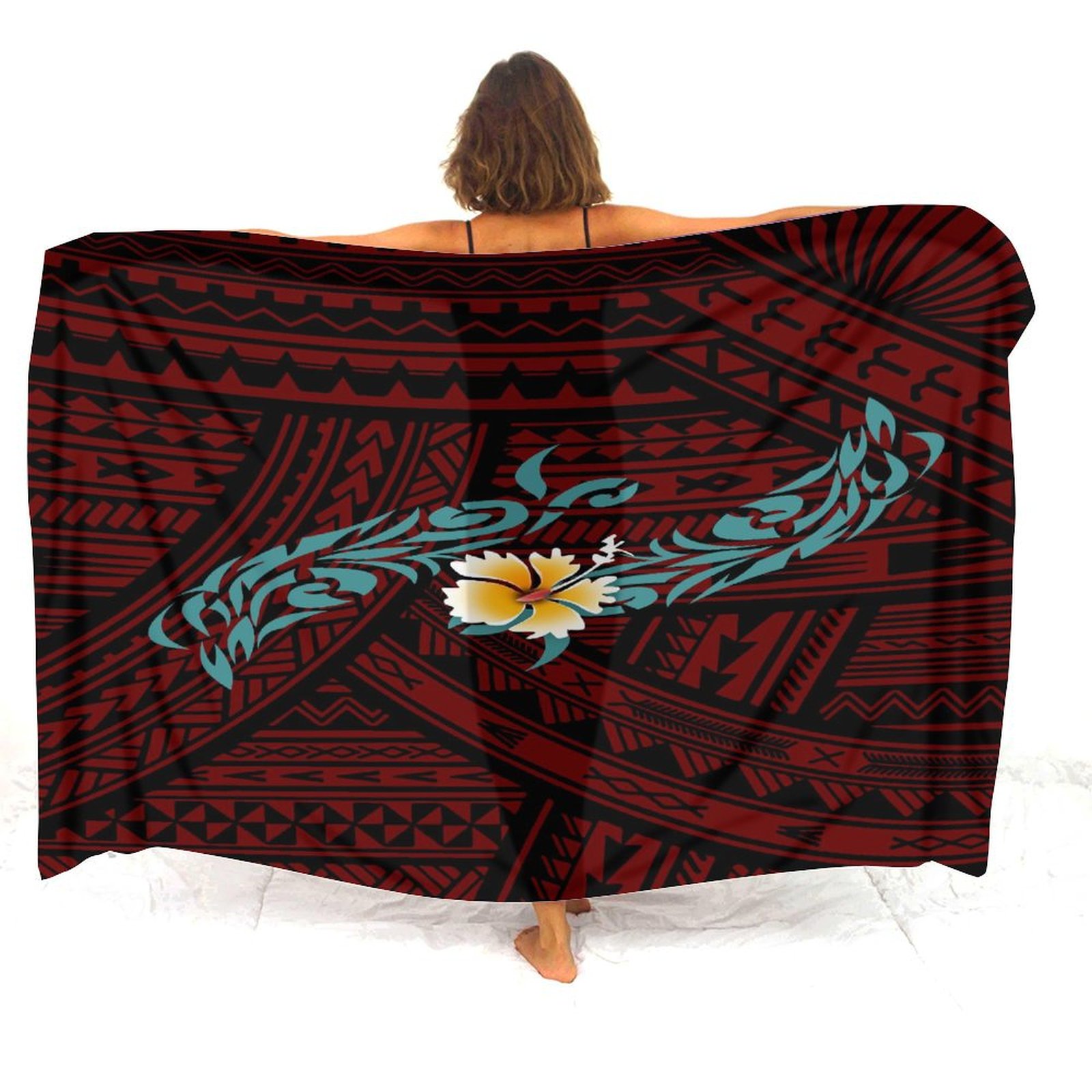 Hawaiian Resort Beach Apron Po - Printed Wrap Skirt review and price