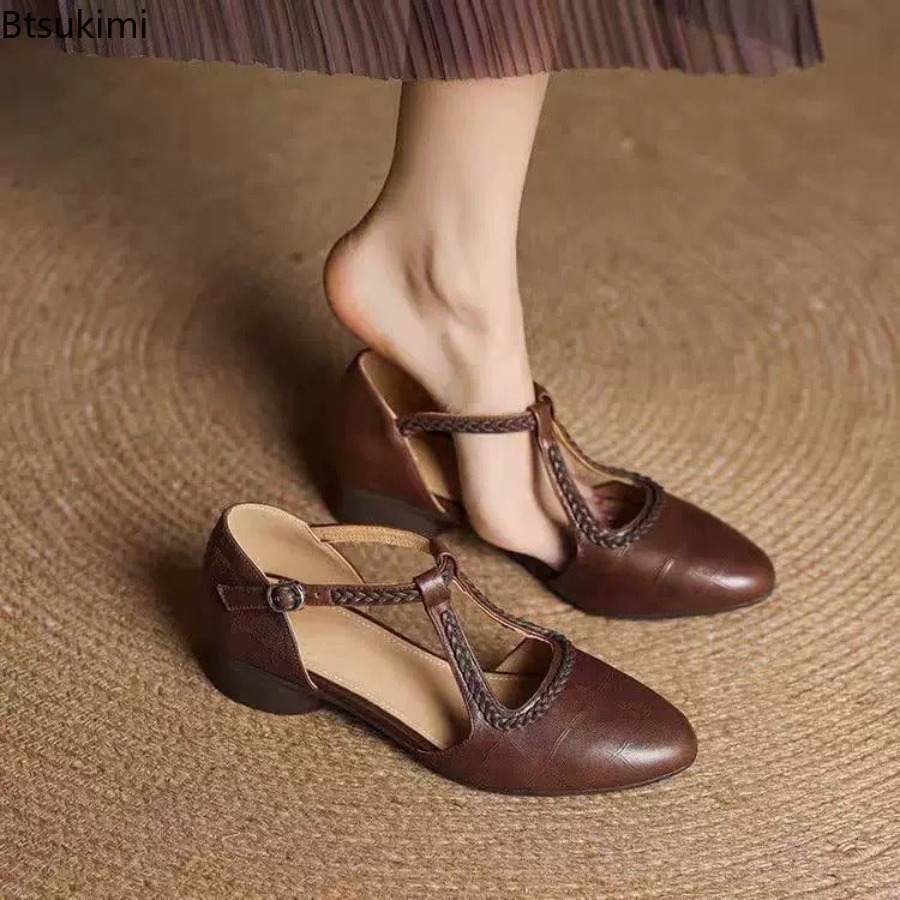 New Summer Women's Retro Hollo - Women Fashion Heels review and price