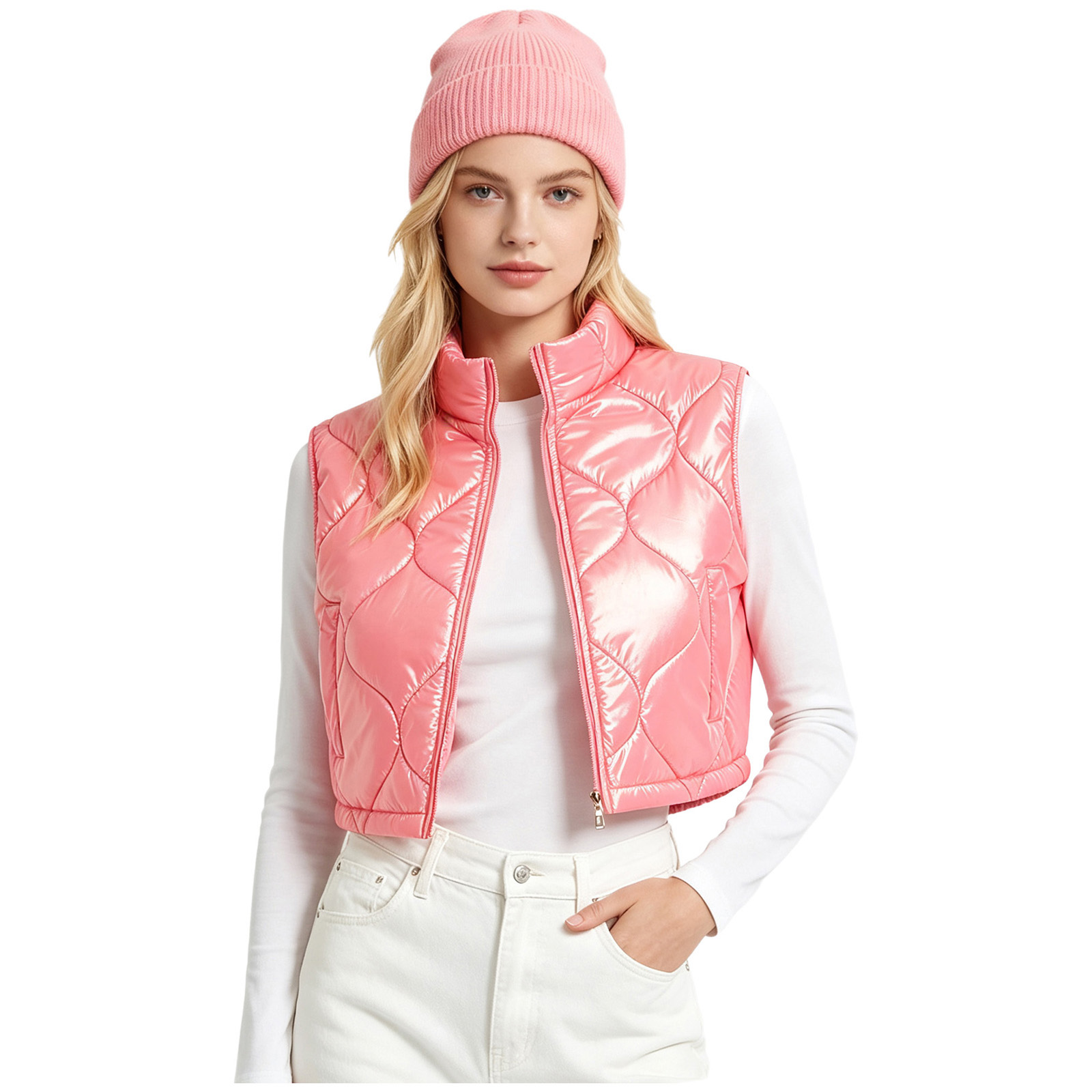 Women Short Coats Vest Sleevel - Women'S Fashion Gilet review and price