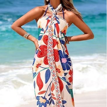 Pareo Dress Printed Beach Wome - Printed Wrap Skirt review and price