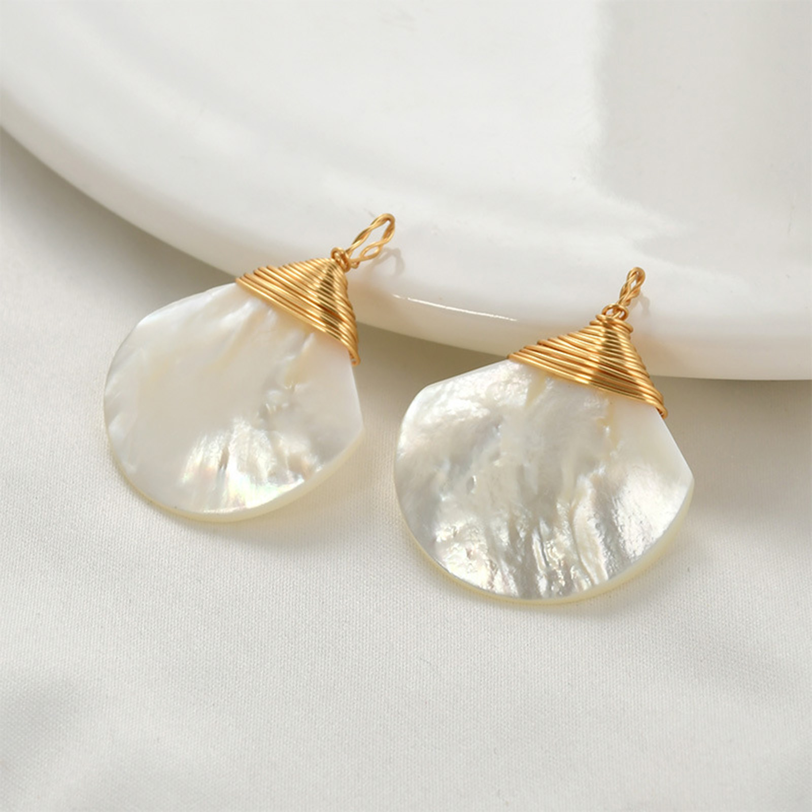 1pc Brass Charms Gold Color Wi - Women'S Fashion Earrings review and price