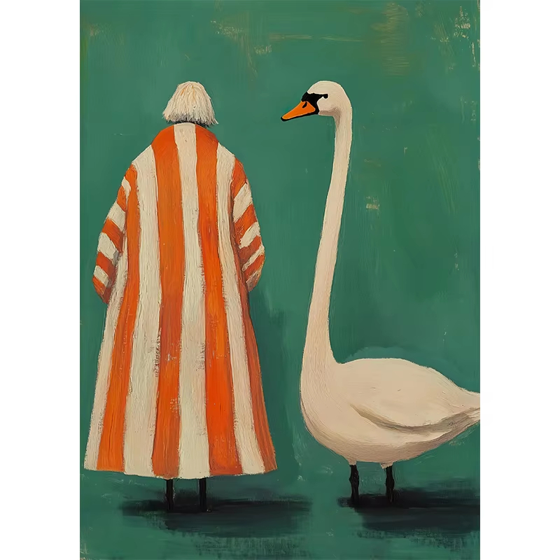 Oil Painting Retro Abstract 60 - Women'S Fashion Of The 60S review and price