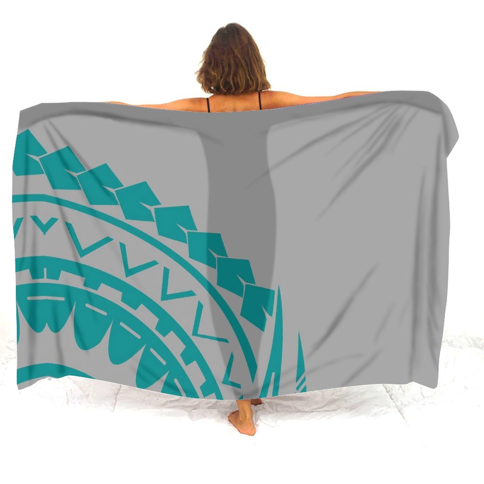 Customizable Polynesian Floral - Printed Wrap Skirt review and price