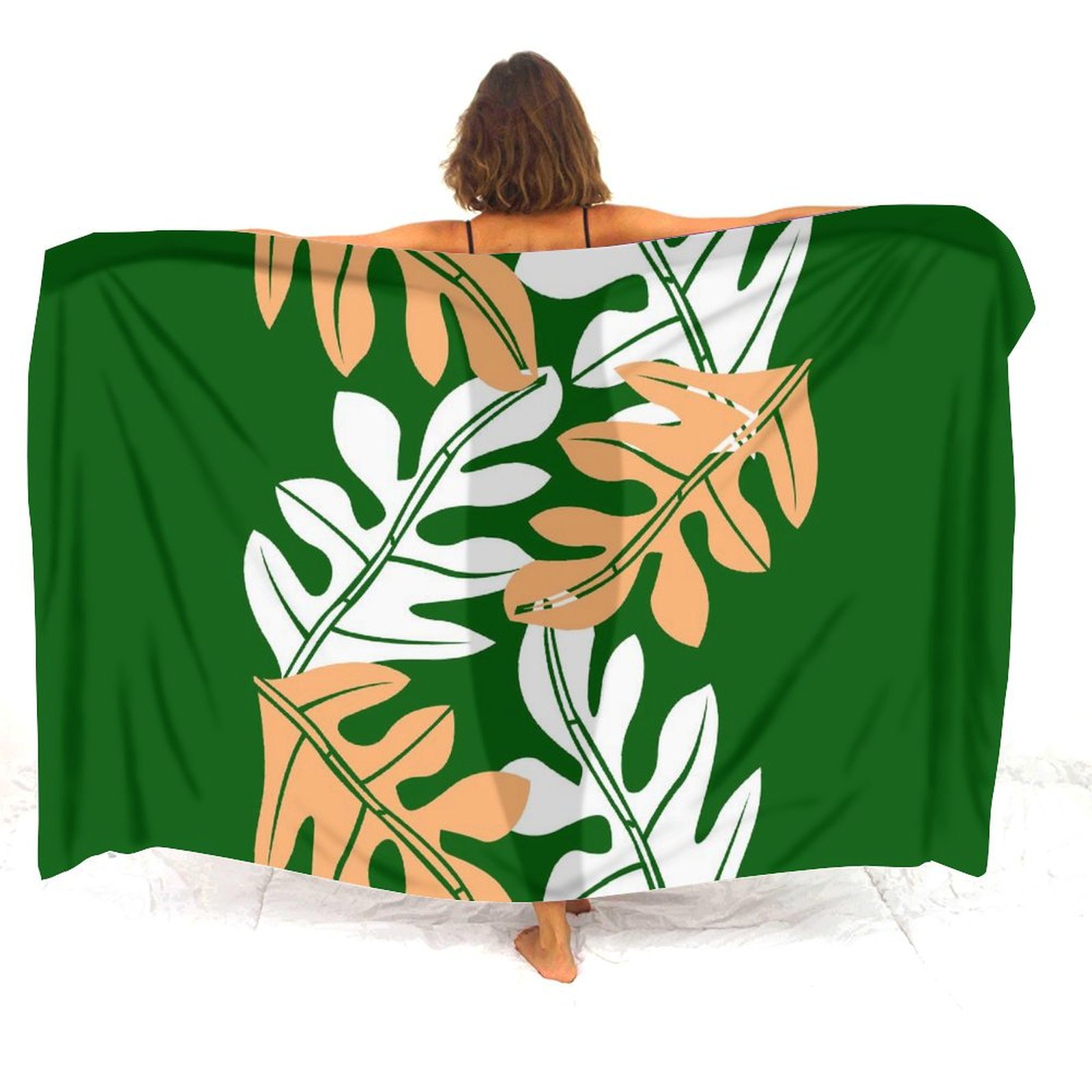 Customizable Polynesian Floral - Printed Wrap Skirt review and price