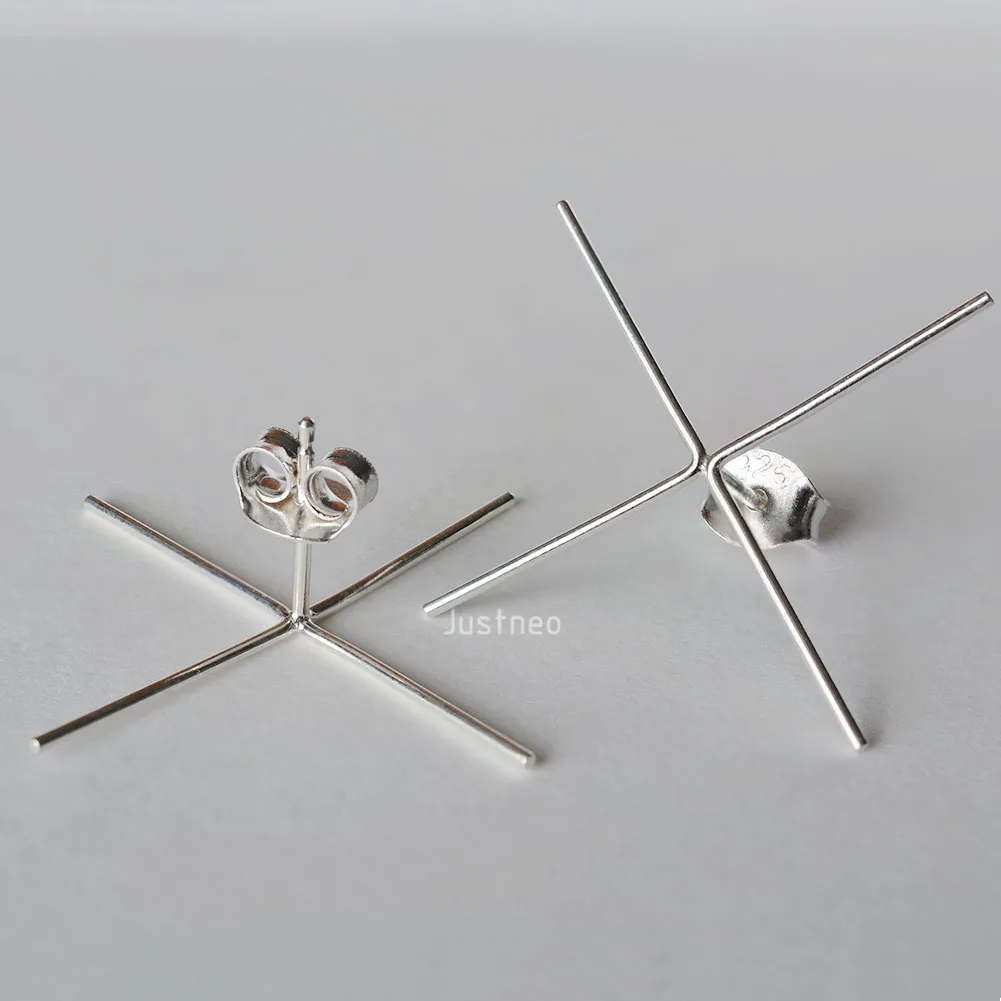 Solid 925 Sterling Silver Stud - Women'S Fashion Earrings review and price