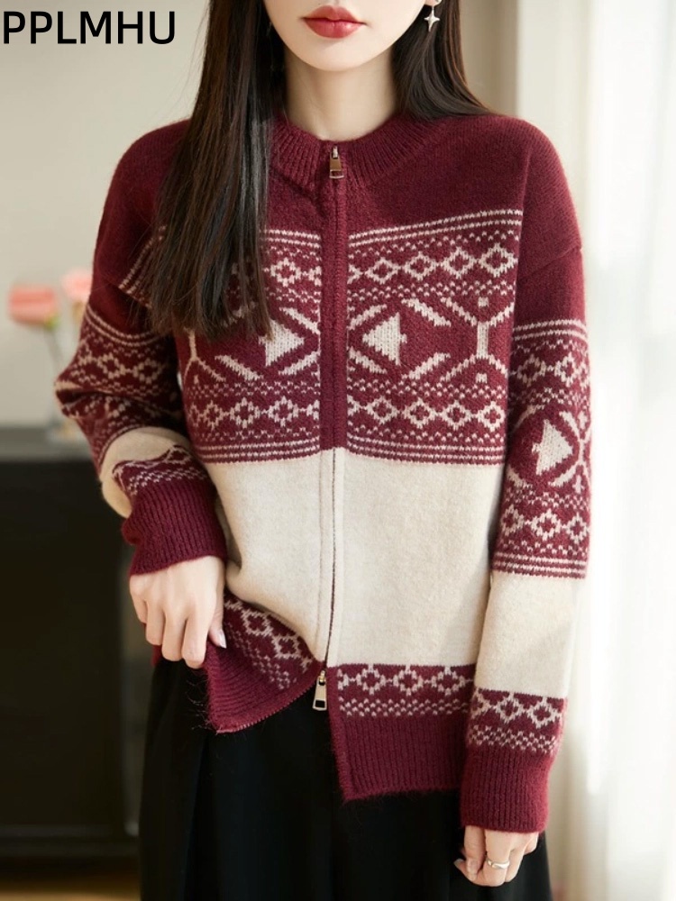Vintage Jacquard Korean Fashio - Women'S Fashion Gilet review and price