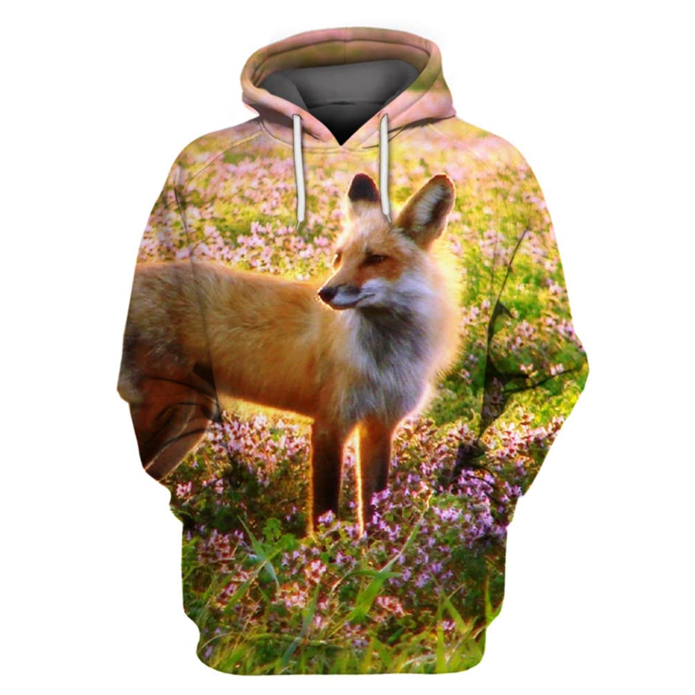 Animal Fox Hooded Men Women Fa - Hoodie Women Oversized review and price
