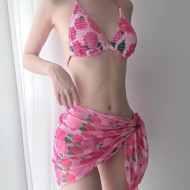 New Fashion Ribbed Floral Biki - Women Fashion Styles review and price