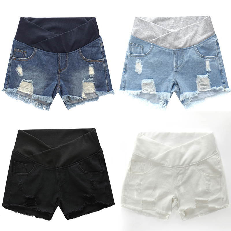 Large Size Maternity Shorts Hi - Mom Jeans Women review and price