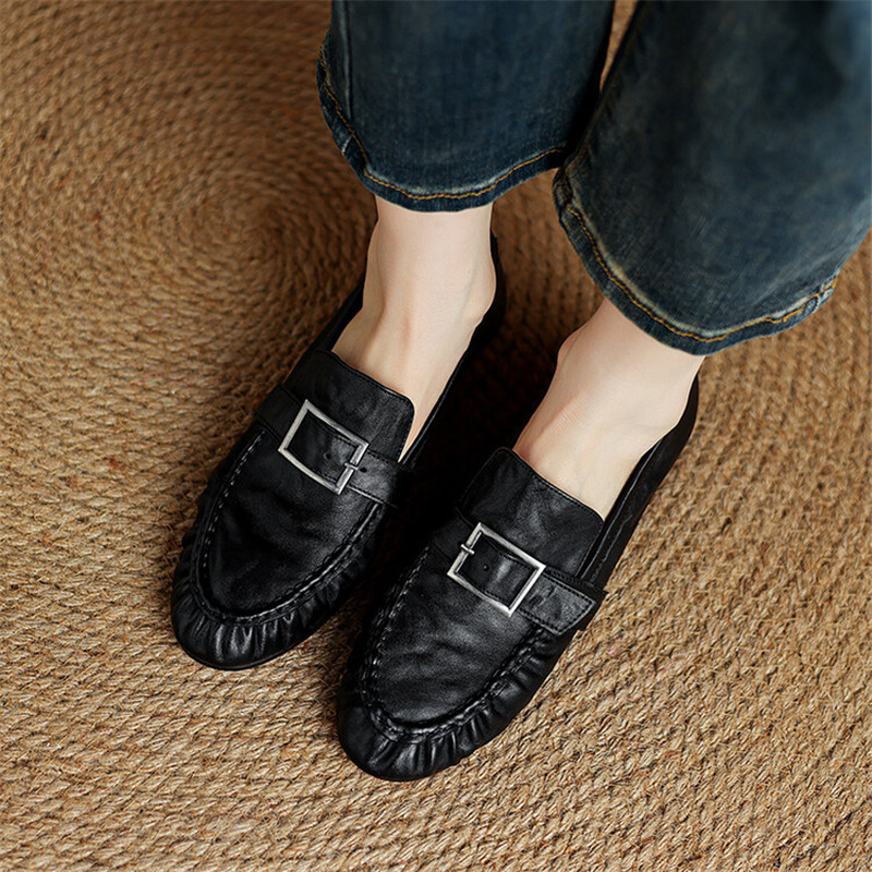 New Autumn Genuine Leather Wom - Women Fashion Heels review and price