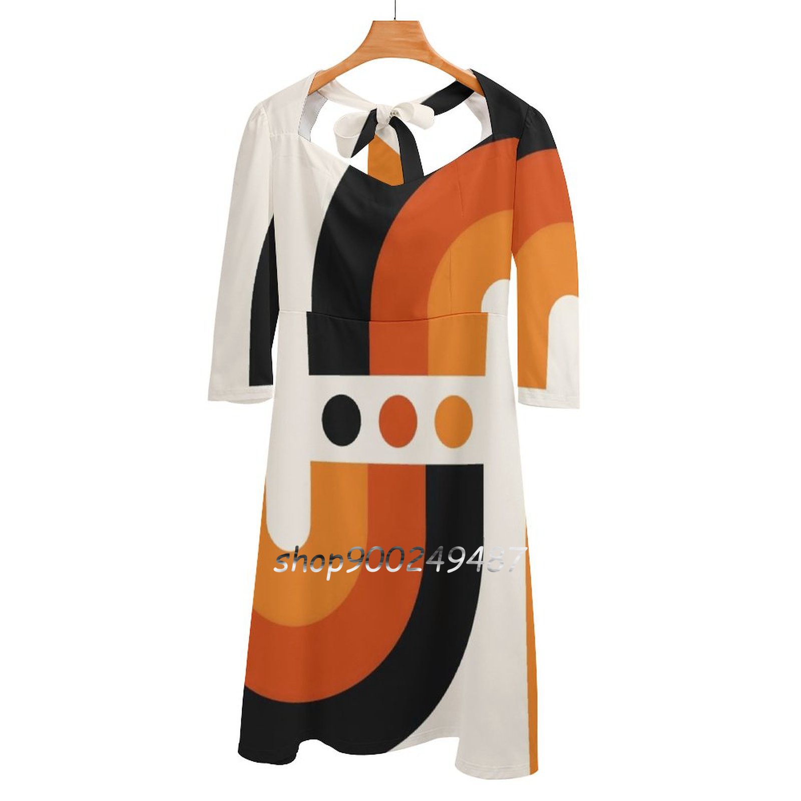 Sunset Rainbow Flare Dress Squ - Women'S Fashion Of The 60S review and price