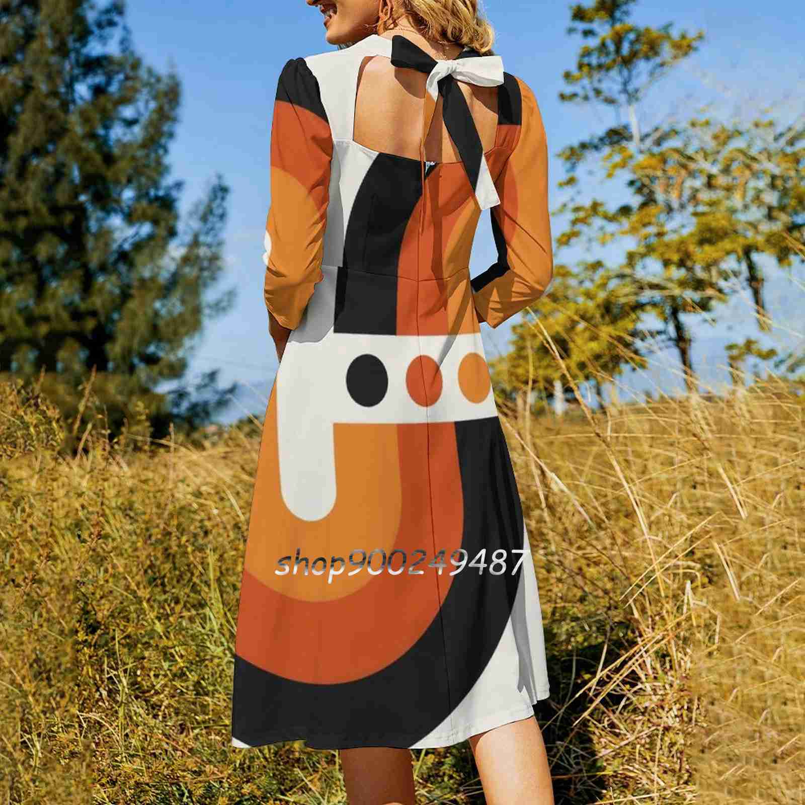 Sunset Rainbow Flare Dress Squ - Women'S Fashion Of The 60S review and price