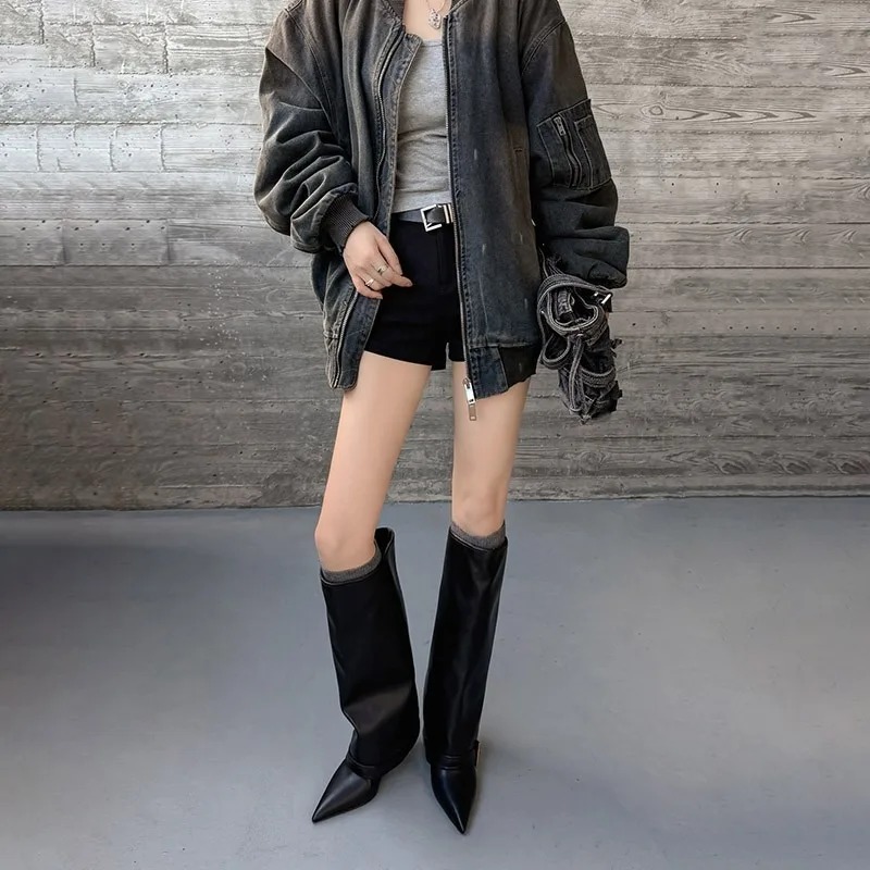 Women's Knee-high Boots Classi - Women'S Fashion Trousers review and price