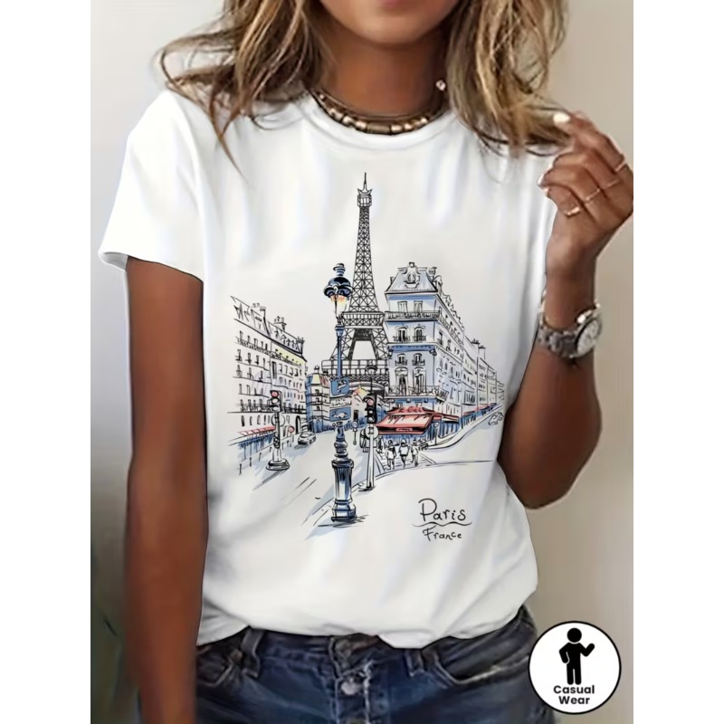 Paris France Eiffel Tower Sket - Women'S Fashion Paris review and price