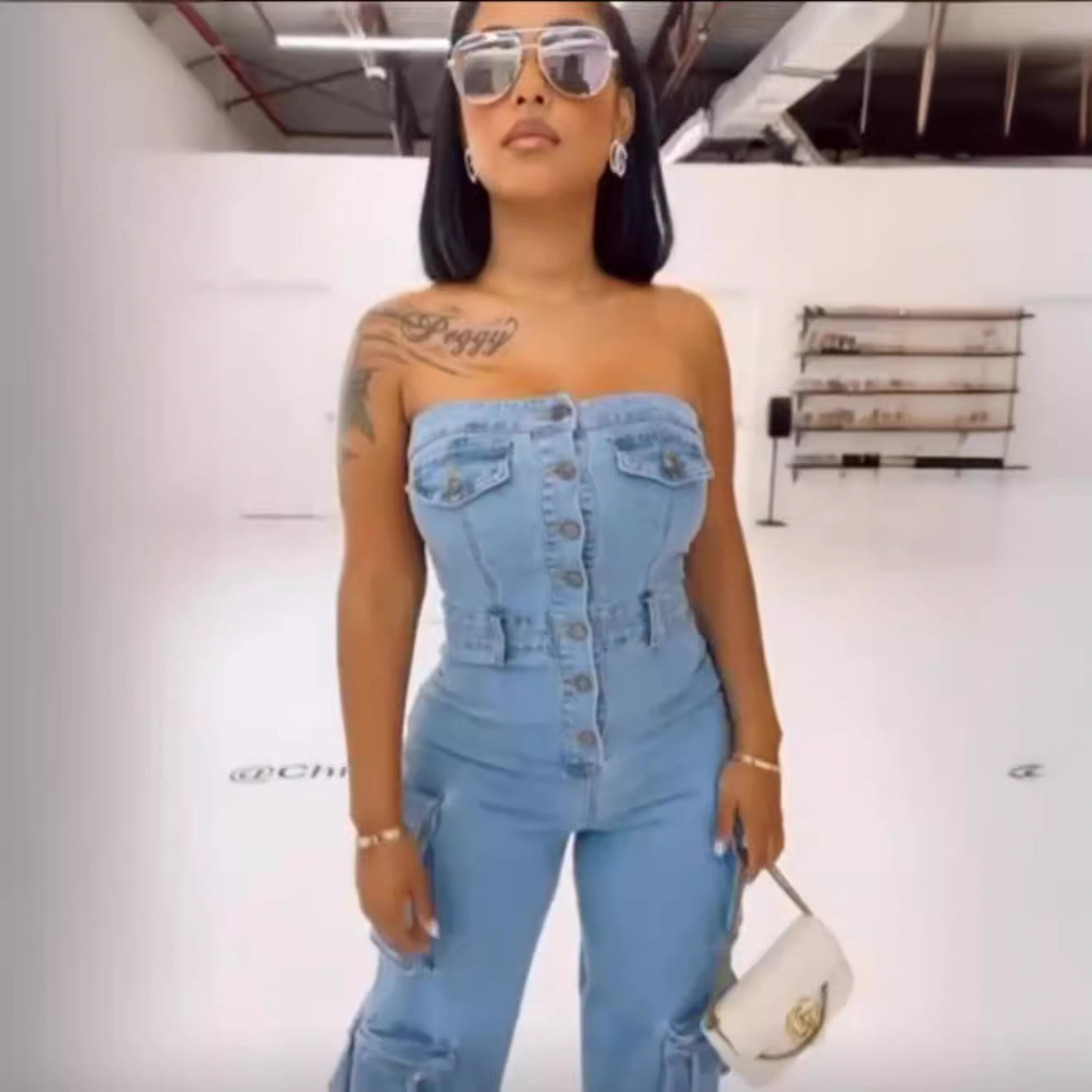 Jumpsuits Women Strapless One  - Mom Jeans Women review and price