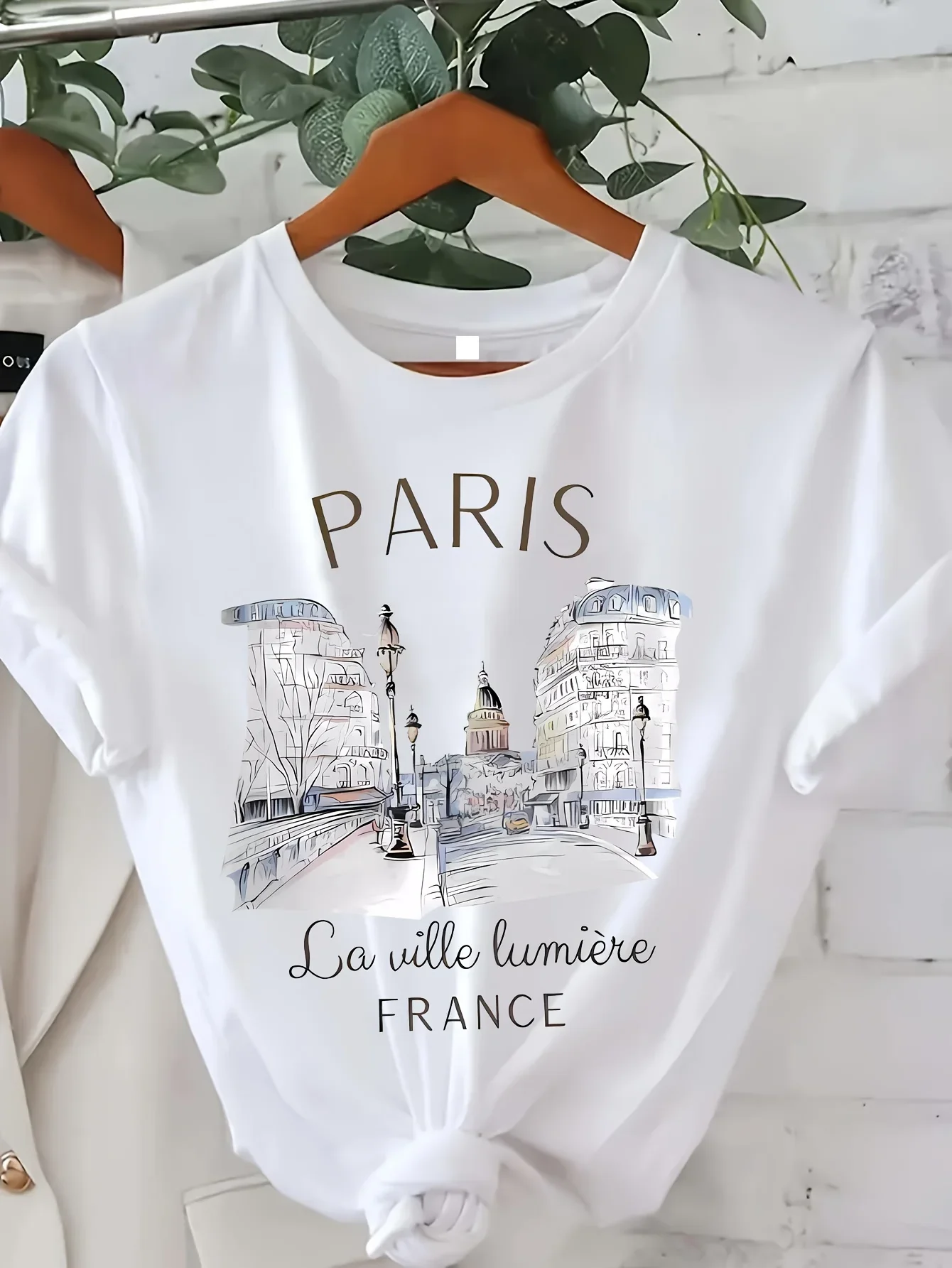 Y2k T Shirt Paris Women Print  - Women'S Fashion Paris review and price