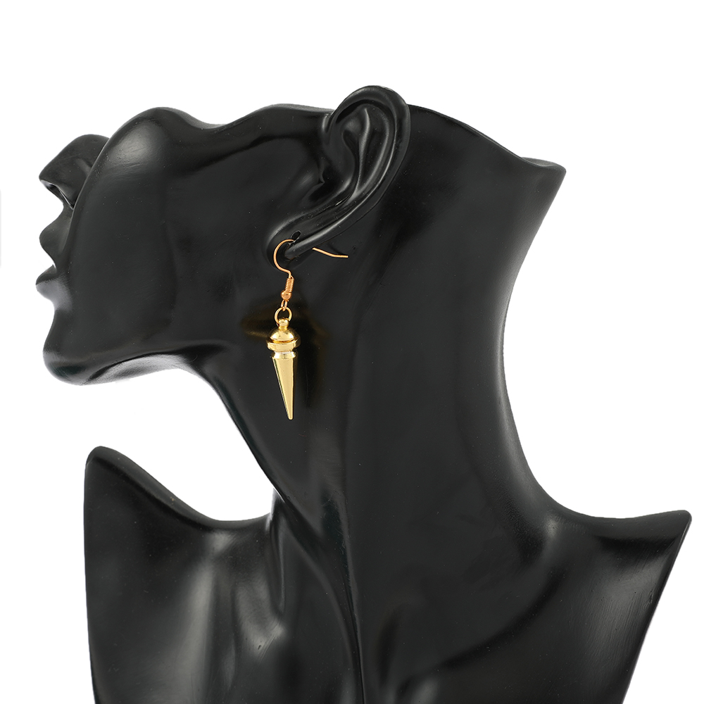 Fashion Anime Golden Color Awl - Women'S Fashion Earrings review and price