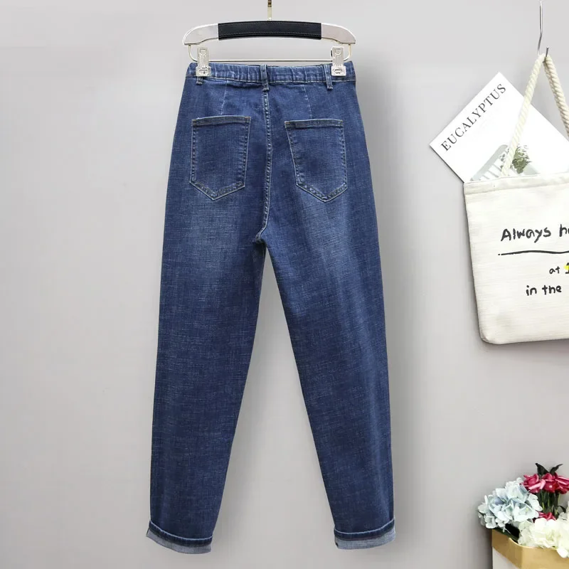 XL-6XL Spring Autumn Large Siz - Mom Jeans Women review and price