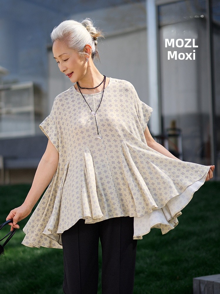 Muzhi Mid-aged Mom Summer Fash - Women'S Fashion Of The 60S review and price