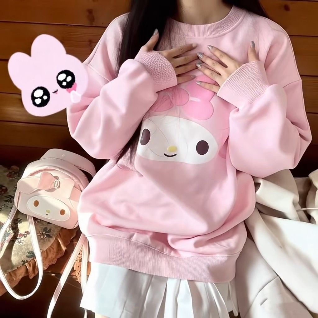 Sanrio Hello Kitty Printed Lon - Hoodie Women Oversized review and price