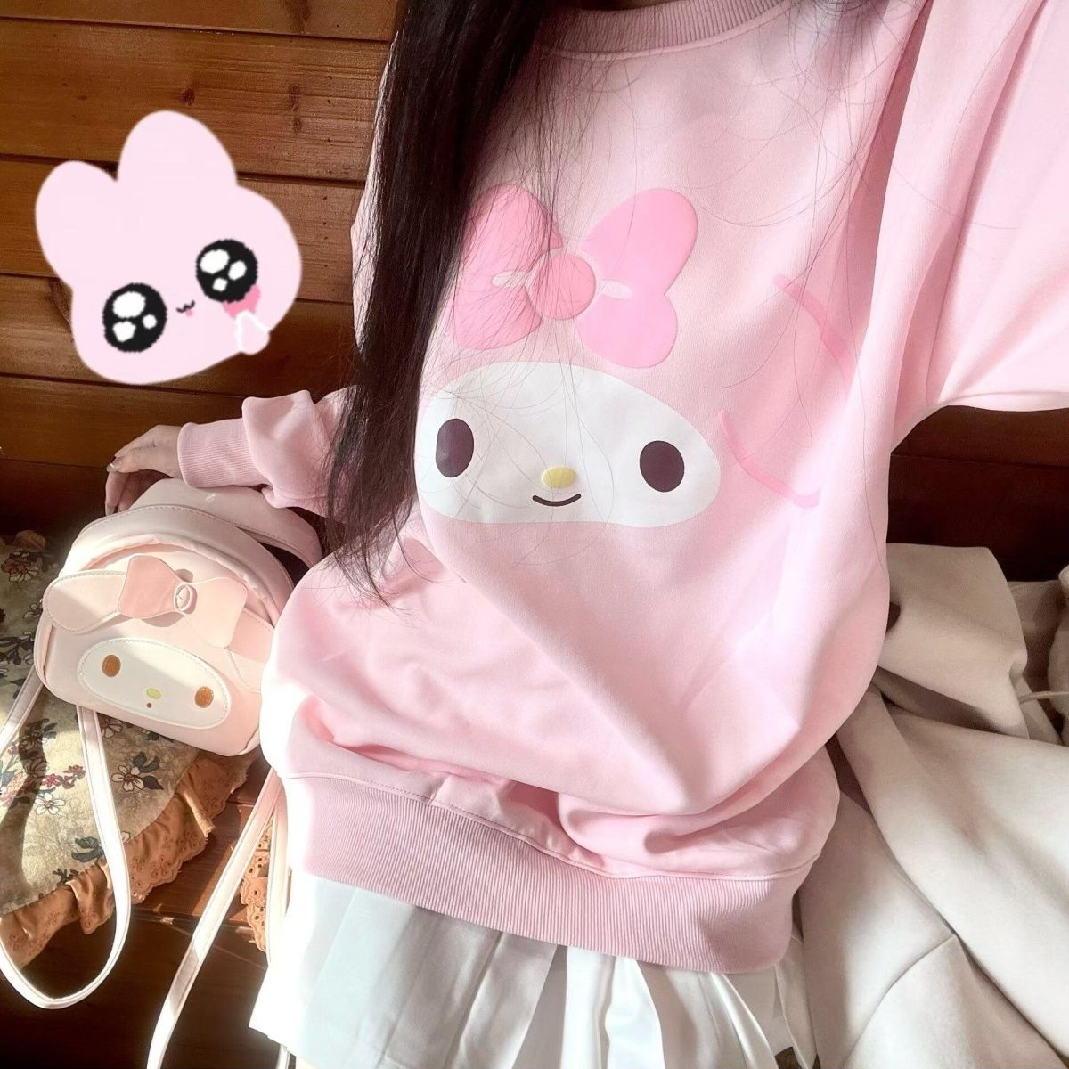 Sanrio Hello Kitty Printed Lon - Hoodie Women Oversized review and price