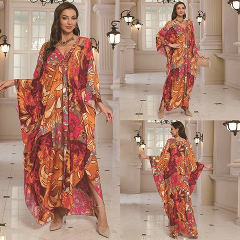 New 2025 Women's Cotton Beach  - Printed Wrap Skirt review and price