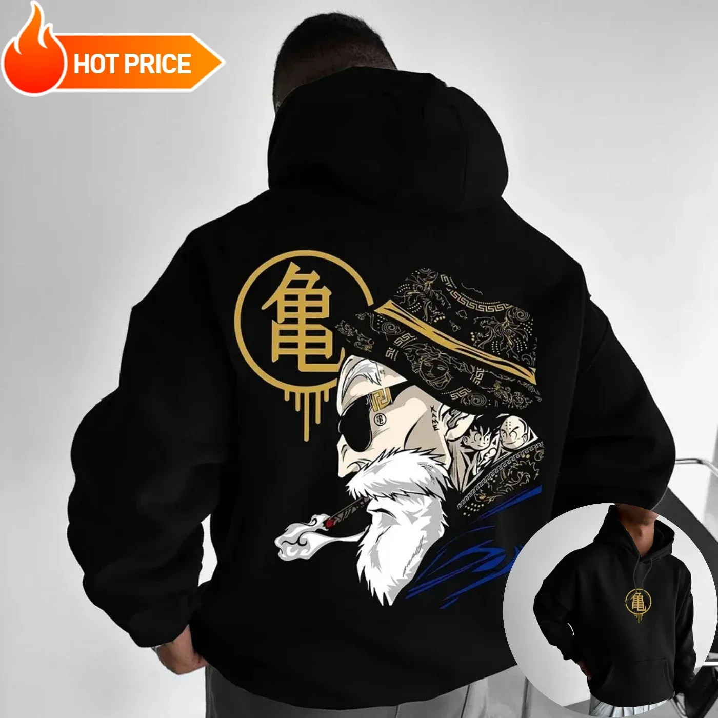 Master Roshi Dragon Ball Saiya - Hoodie Women Oversized review and price