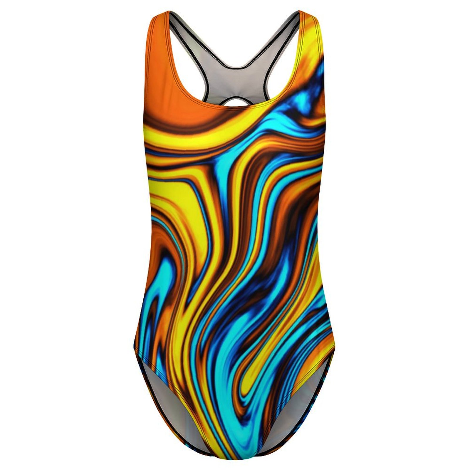 Golden Retro 60s Swimsuit Abst - Women'S Fashion Of The 60S review and price