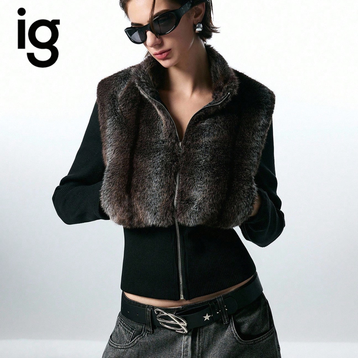 Women Cropped Sleeveless Zip‑U - Women'S Fashion Gilet review and price