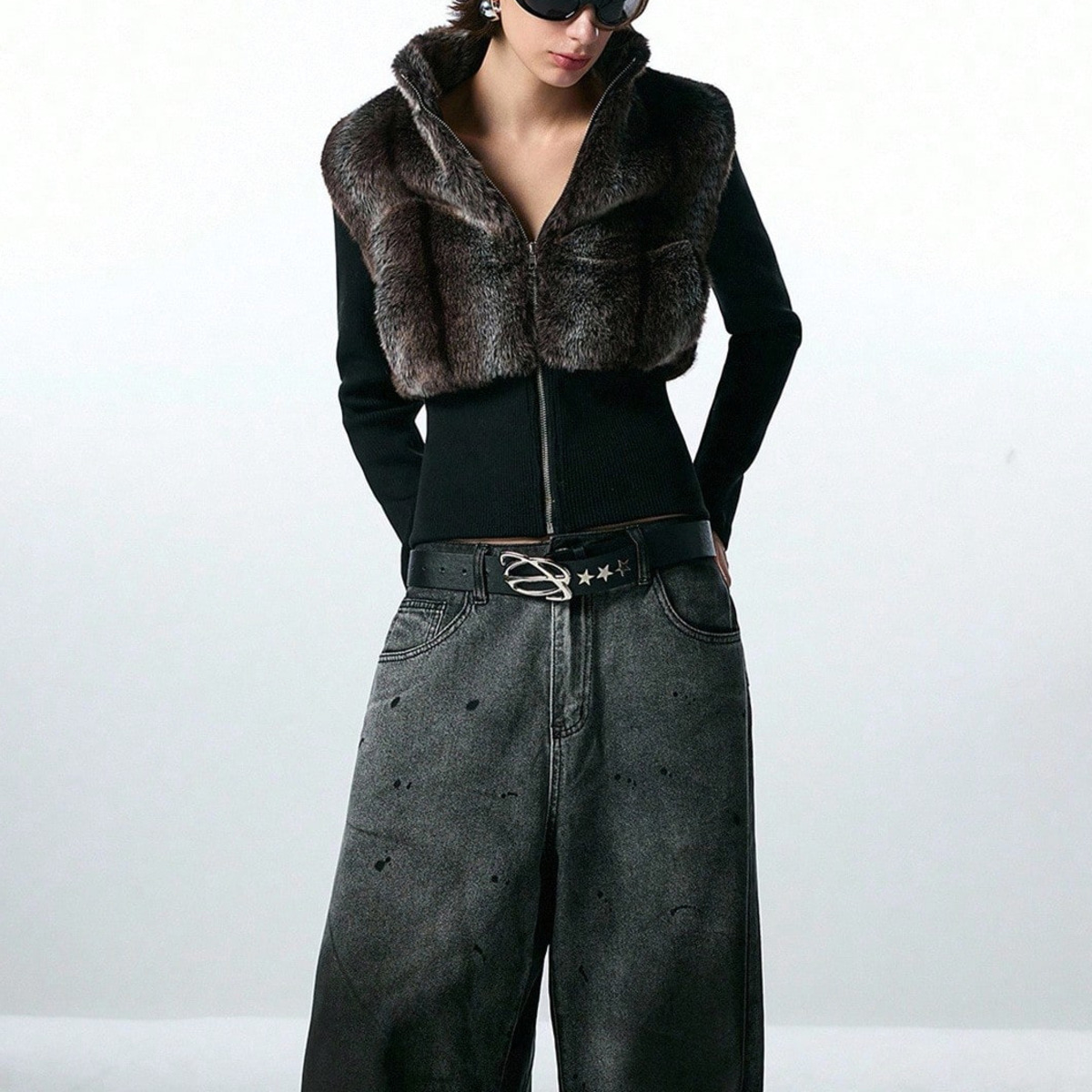 Women Cropped Sleeveless Zip‑U - Women'S Fashion Gilet review and price