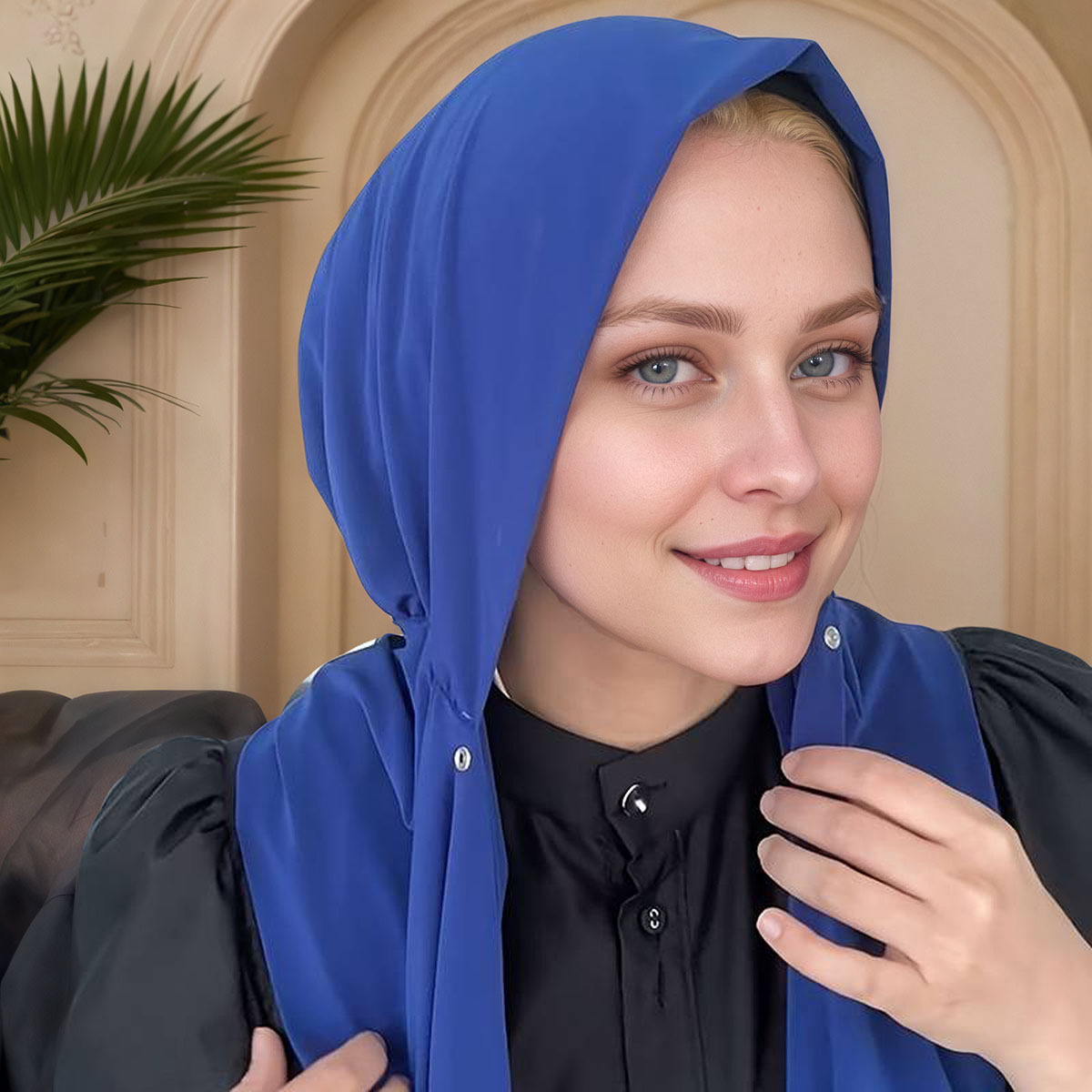 Muslim fashion simple solid co - Women'S Fashion Hats review and price