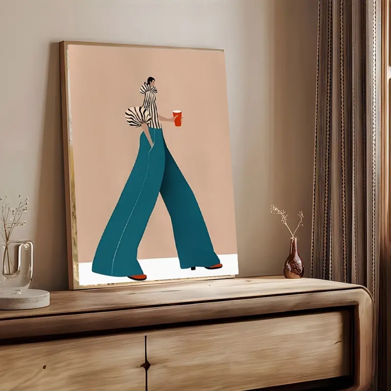 Fashionable Blue Pants Woman P - Women'S Fashion Trousers review and price