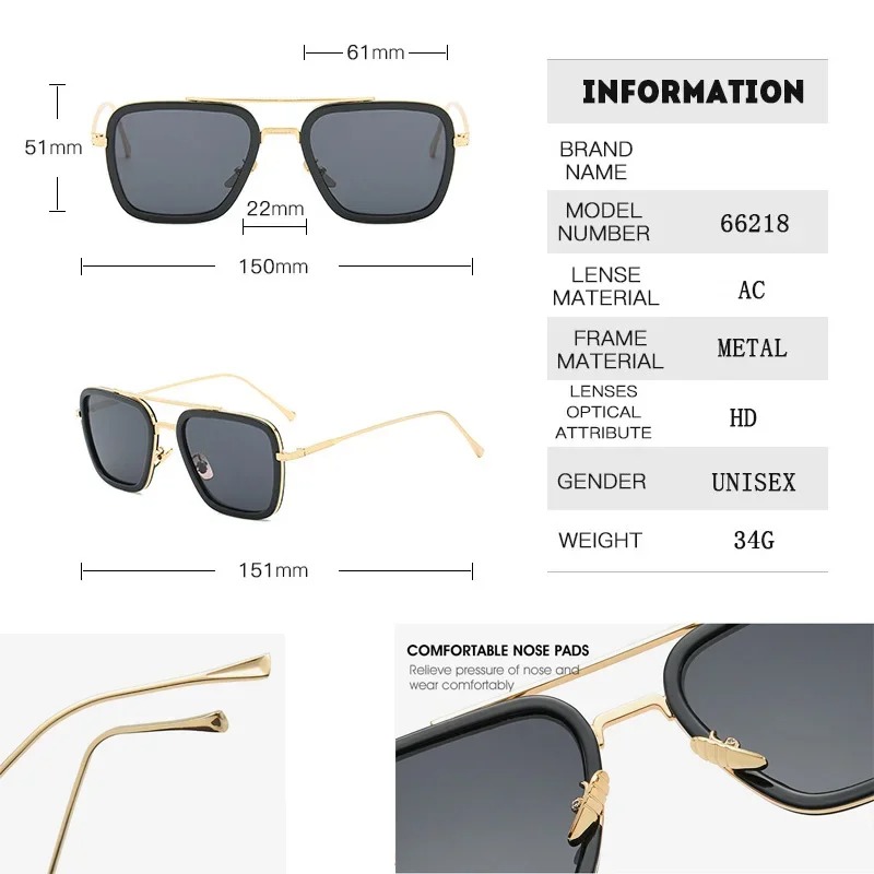 Steam Punk Tony Stark Sunglass - Women'S Fashion Eyewear review and price